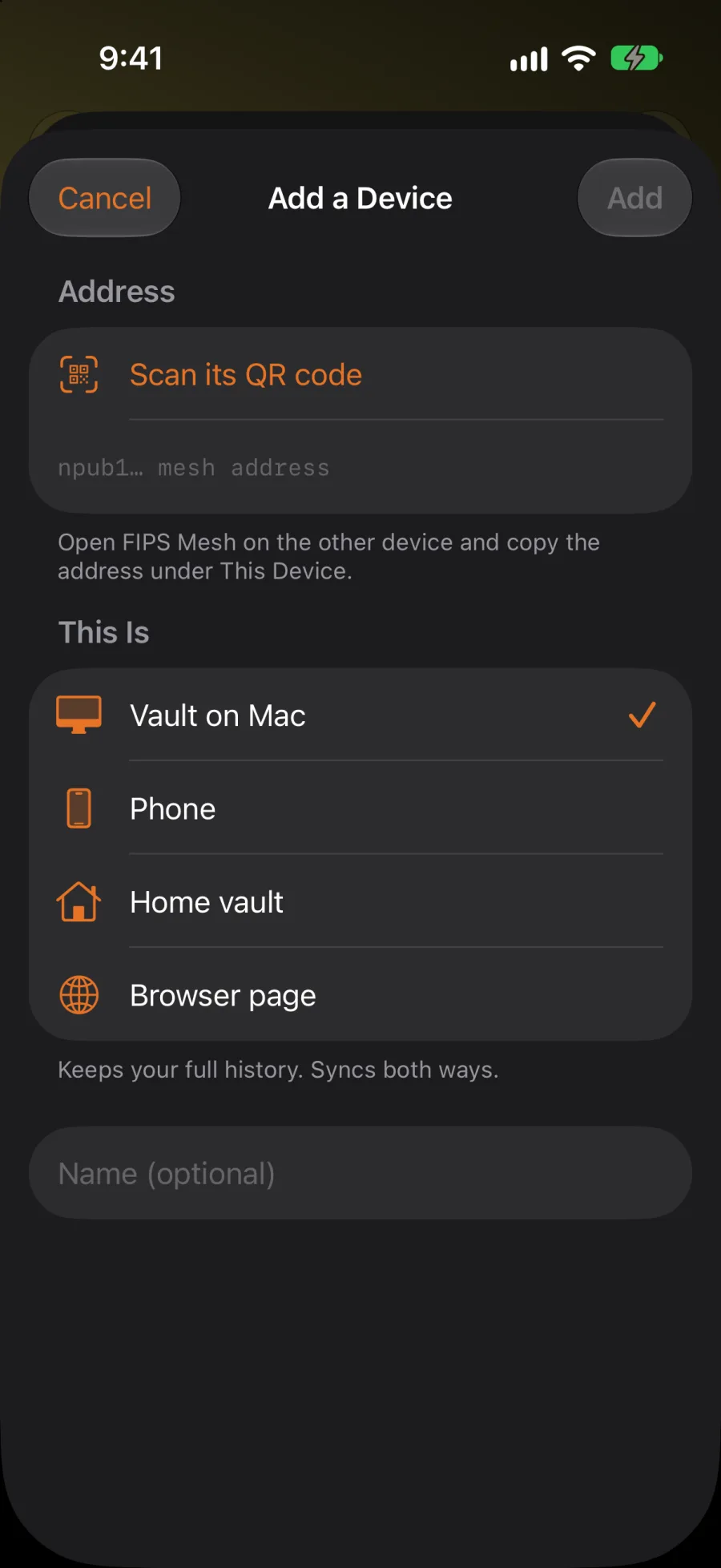 Add a Device