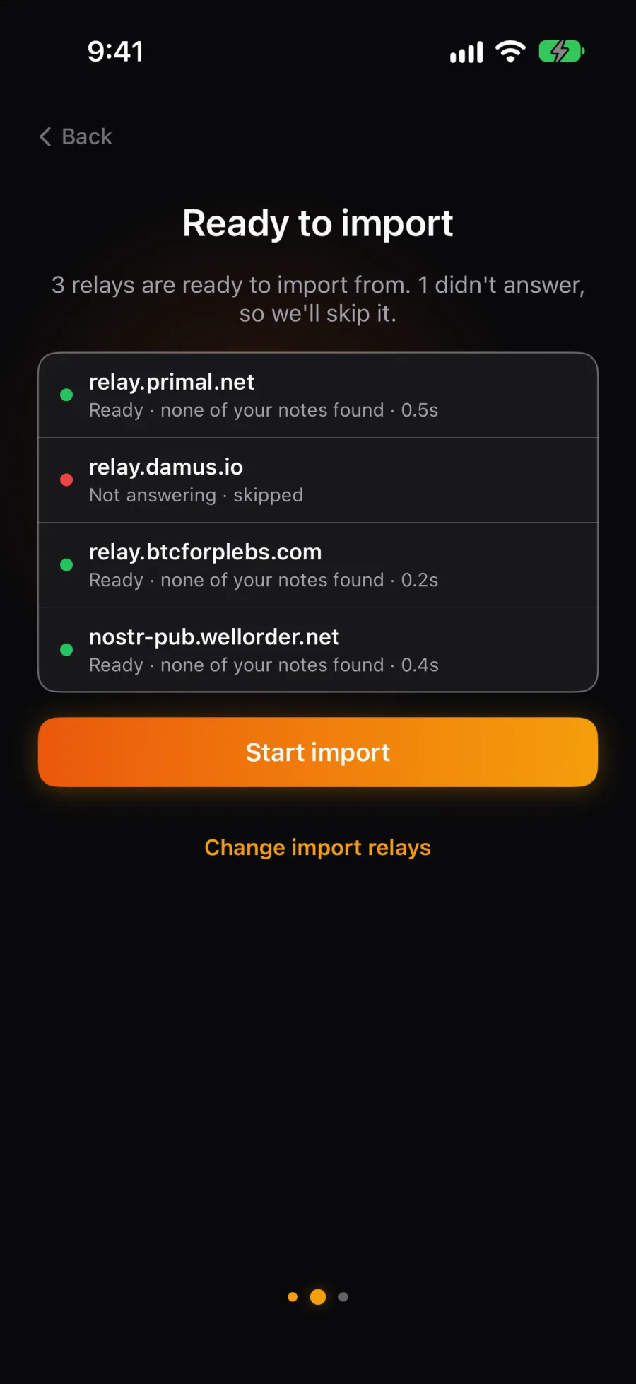 Checking your relays