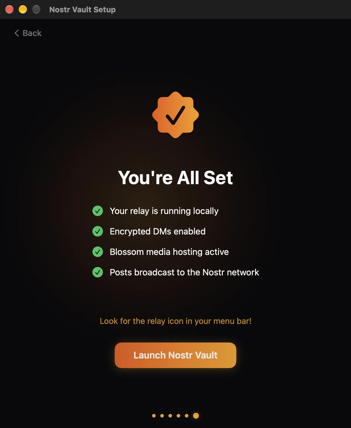 You're All Set